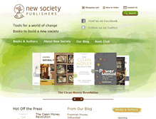 Tablet Screenshot of newsociety.com